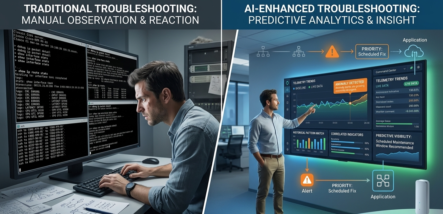 Artificial Intelligence in Network Troubleshooting: A Tool for Insight, Not Replacement